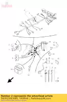 5WJH25903000, Yamaha, faisceau de câbles assy yamaha yq 50 2005 2006 2007, Nouveau