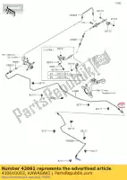 430610003, Kawasaki, 01 hamulec przegubowy kawasaki krf800 teryx le krt800 teryx4 800 , Nowy