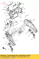 3CV283960000, Yamaha, plate 1 yamaha fj 1200, New