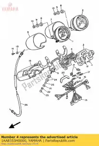 Yamaha 1AA8353H0000 case, inner - Bottom side