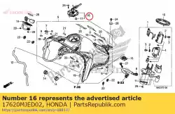 Here you can order the cap comp., fuel filler from Honda, with part number 17620MJED02: