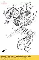 29L154100000, Yamaha, coperchio coperchio carter yamaha rd rdf rdlc rdlcf 350, Nuovo