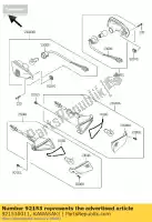 921530011, Kawasaki, bout, tappend, 5x16 el250-f6 kawasaki el zl zx zxr zz r zzr 250 252 600 750 900 1986 1987 1988 1989 1990 1991 1992 1993 1994 1995 1996 1997 1998 1999 2001 2002 2003 2004 2005 2006, Nieuw