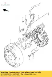 Aqui você pode pedir o rotor em Suzuki , com o número da peça 3210238A30: