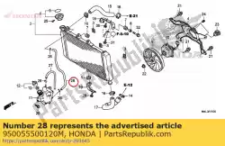 Ici, vous pouvez commander le tube en vrac, tb 55x1 auprès de Honda , avec le numéro de pièce 950055500120M: