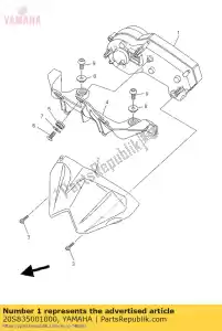 yamaha 20S835001000 zespó? licznika (mph) - Dół