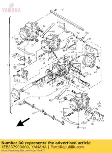 yamaha 4EB837900000 heater assy - Bottom side