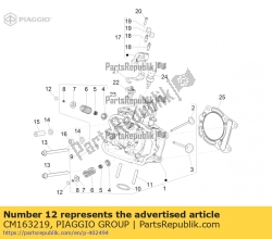 Aprilia CM163219, Kalibrowana podk?adka 3,30 mm, OEM: Aprilia CM163219