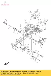 Aquí puede pedir caso, cadena de Yamaha , con el número de pieza 2CR223110000: