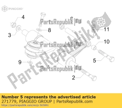 Aprilia 271779, Schraube, OEM: Aprilia 271779