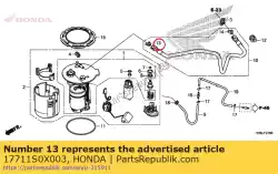 Tutaj możesz zamówić ustalacz (pomara? Czowy) (tokai) od Honda , z numerem części 17711S0X003: