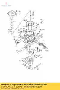 suzuki 0916004015 pralka - Dół