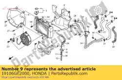 Aquí puede pedir adaptador, tapa de reserva de Honda , con el número de pieza 19106GE2000: