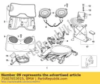 71607653915, BMW, rubber grommet bmw c1 125 200 2000 2001 2002 2003 2004, New