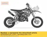 SXS09065550, KTM, silenciador de fábrica sxs 65 ktm sxs 65 2012 2014 2015, Novo