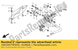 Ici, vous pouvez commander le aucune description disponible pour le moment auprès de Honda , avec le numéro de pièce 18656KTW900: