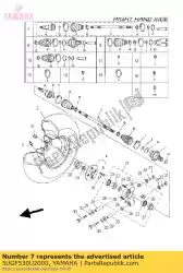 Aquí puede pedir conjunto de rótula de Yamaha , con el número de pieza 5UGF530U2000: