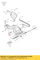 T2050019, Triumph, mouw triumph daytona 600 & 650 speed four speed triple 461332 > speed triple r sprint rs > 139276 sprint rs 139277 > sprint st > 139276 sprint st 139277 > 208166 tiger 1050 tiger sport tt600 600 650 955 1050 1215 1999 2000 2001 2002 2003 200, Nieuw