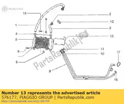 Aquí puede pedir proteccion de Piaggio Group , con el número de pieza 576177: