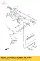 5UAF62400100, Yamaha, agarre conjunto yamaha hw nxc xc 125 151 2007 2008 2009 2010 2011 2012 2016, Nuevo