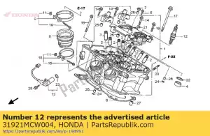 honda 31921MCW004 plugue, faísca (vnh24z) (denso) - Lado inferior