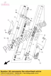 Aqui você pode pedir o válvula comp. Em Yamaha , com o número da peça 33D2316A3000: