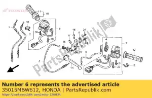 Honda 35015MBW612 sw set, st kill - Lado inferior