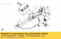 32401MCWD02, Honda, cable, batería de arranque honda vfr  a vfr800 vfr800a 800 , Nuevo