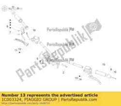 Qui puoi ordinare pompa freno posteriore da Piaggio Group , con numero parte 1C003324: