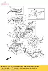 Ici, vous pouvez commander le amortisseur, plaque 6 auprès de Yamaha , avec le numéro de pièce 1WS2414R0000: