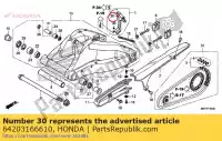 64203166610, Honda, cuello, carenado honda cbr  f rossi fr sport fs xr r mtx rw mtx200rw xr250r cbr600fr cbr600fs cbr1000s1 cbr1000s2 vfr800x crossrunner 600 250 200 1000 800 , Nuevo