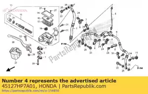 Honda 45127HP7A01 mangueira comp b, fr br - Lado inferior