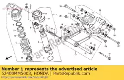 Ici, vous pouvez commander le aucune description disponible pour le moment auprès de Honda , avec le numéro de pièce 52400MM5003: