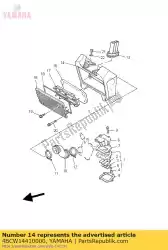 Aquí puede pedir caja del filtro de aire comp. De Yamaha , con el número de pieza 4BCW14410000: