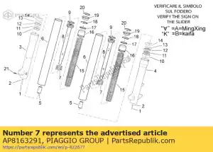 Piaggio Group AP8163291 ressort de rappel - La partie au fond