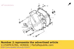 Here you can order the clamper, tube from Honda, with part number 11354MCA780: