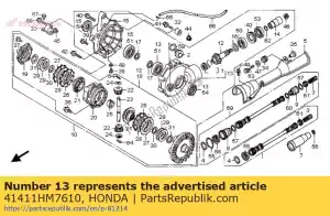 honda 41411HM7610 case sub assy., fr. équipement - La partie au fond