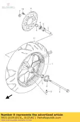 Ici, vous pouvez commander le disque, frein uh1 auprès de Suzuki , avec le numéro de pièce 5921103H1013L: