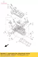 4XV111010000, Yamaha, cilinderkop yamaha yzf r 1000 1998 1999, Nieuw