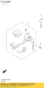 suzuki 3711040H31 schakelaar assy, ??ontsteking - Onderkant