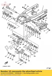 yamaha 1LX221510000 seal, guard - Bottom side