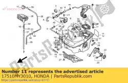Here you can order the tank comp., fuel from Honda, with part number 17510MY3010: