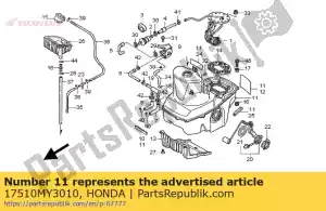 Honda 17510MY3010 tank comp., fuel - Bottom side