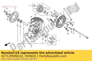 Honda 42712MAN622 camera d'aria, pneumatico (pirelli) (110 - Il fondo