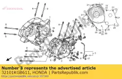 Here you can order the no description available at the moment from Honda, with part number 32101KGB611: