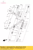 1D7231023100, Yamaha, front fork assy (l.h) yamaha xv 1900 2009 2011 2012 2013, New