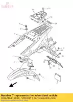 3AW216115000, Yamaha, b?otnik, ty? yamaha tw 125, Nowy