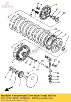 55V163710000, Yamaha, chefe, embreagem yamaha xt yfm 350 1986 1987 1988 1991 1992 2000 2001, Novo