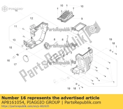 Aprilia AP8161054, Kap, OEM: Aprilia AP8161054