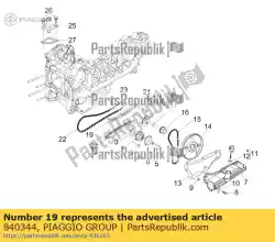 Here you can order the chain tensioner rod from Piaggio Group, with part number 840344: